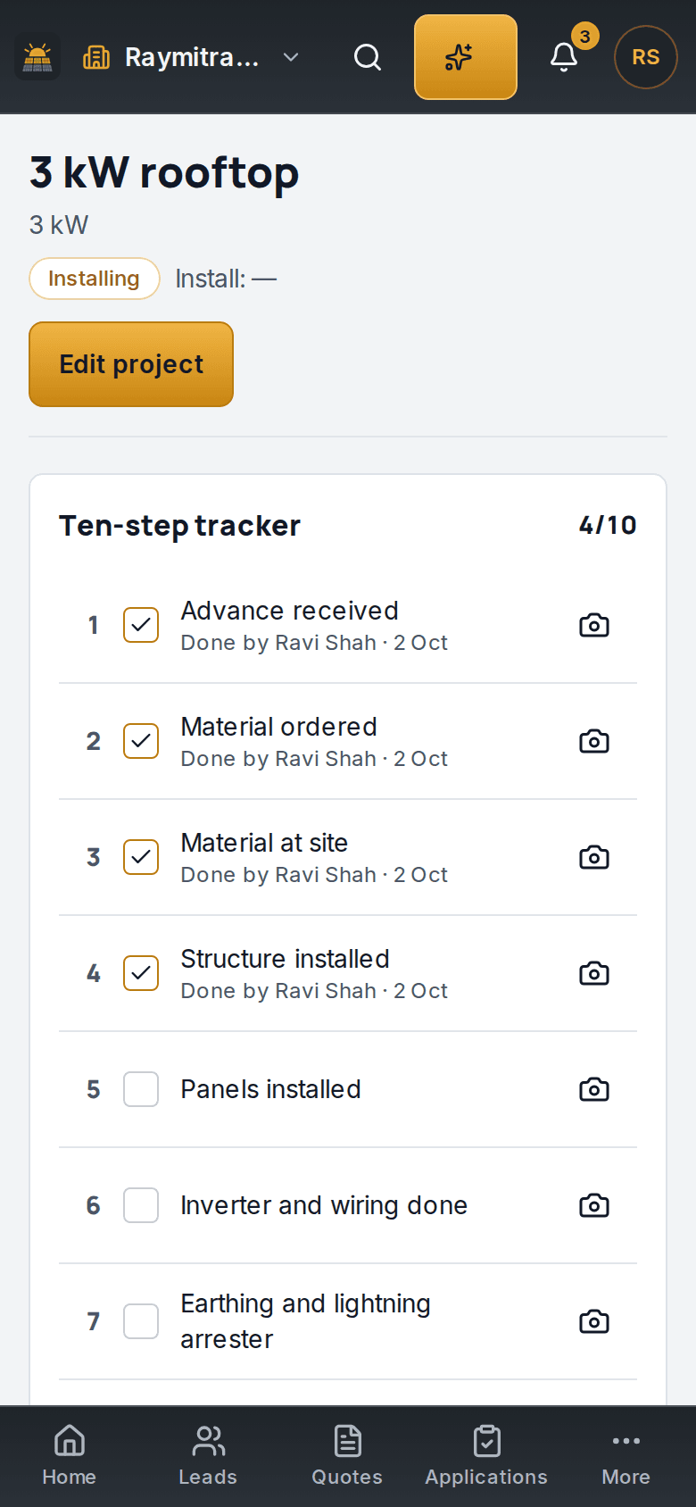 Install in Raymitra: Installs in ten clear steps.
